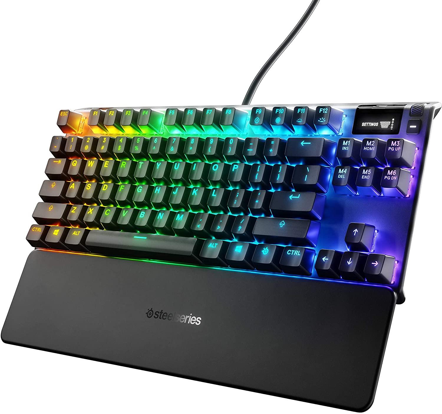 STEELSERIES APEX PRO TKL MECHANICAL GAMING KEYBOARD PC/MAC/XBOXONE/PS4 (US64734) - DataBlitz