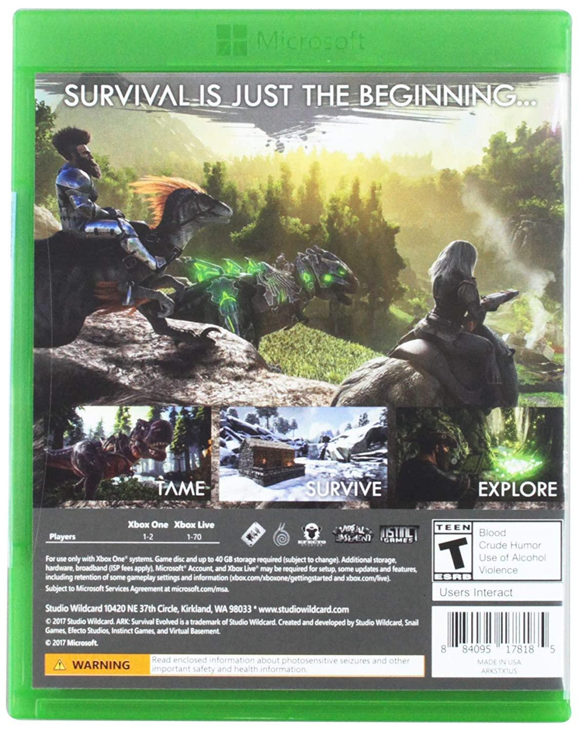 XBOX ONE ARK SURVIVAL EVOLVED (US) - DataBlitz