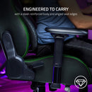 Razer Iskur Gaming Chair With Ergonomic Lumbar Support (Black/Green)
