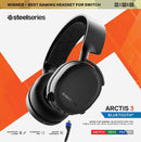 STEELSERIES ARCTIS 3 BLUETOOTH WIRED FOR GAMING BLUETOOTH FOR LIFE 2019 EDITION BLACK (PN61509) - DataBlitz