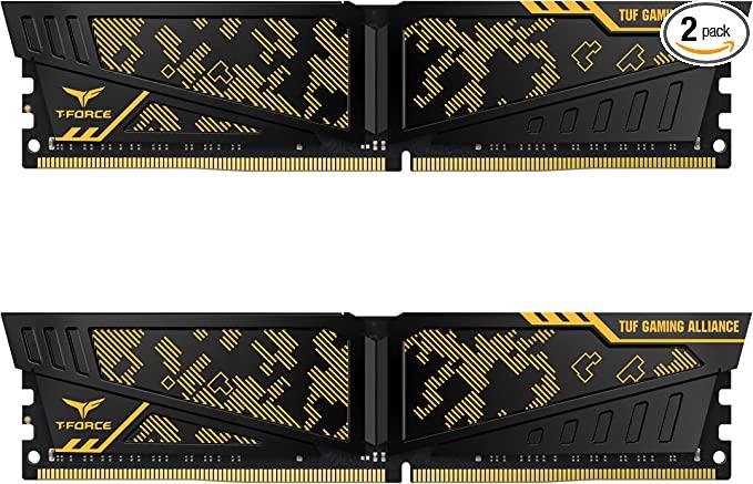 TEAMGROUP T-FORCE VULCAN TUF Gaming Alliance 16GB KIT (2X8GB) DDR4 3600 MHZ Gaming Memory (TLTYD416G3600HC18JDC01) - DataBlitz