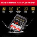 Sandisk Extreme Pro 128GB 200MB/S SDXC UHS-1 Card (SDSDXXD-128G-GN4IN)