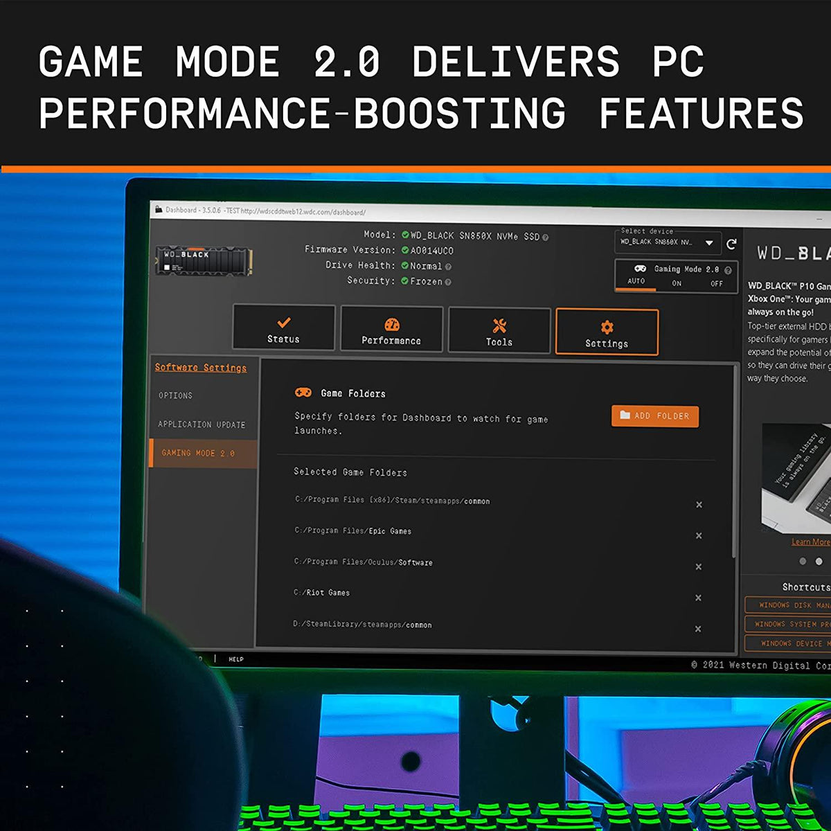 WD Black SN850X 1TB NVME Internal Gaming SSD With Heatsink Compatible W/ PS5 (WDS100T2XHE) - DataBlitz