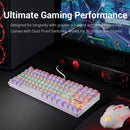 REDRAGON KUMARA RGB MECHANICAL GAMING KEYBOARD (K552W-RGB) (WHITE) - DataBlitz