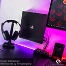 FLOATING GRIP SMART WALL MOUNT FOR PS4 PRO (BLACK) (FG-PS4P-148B) - DataBlitz