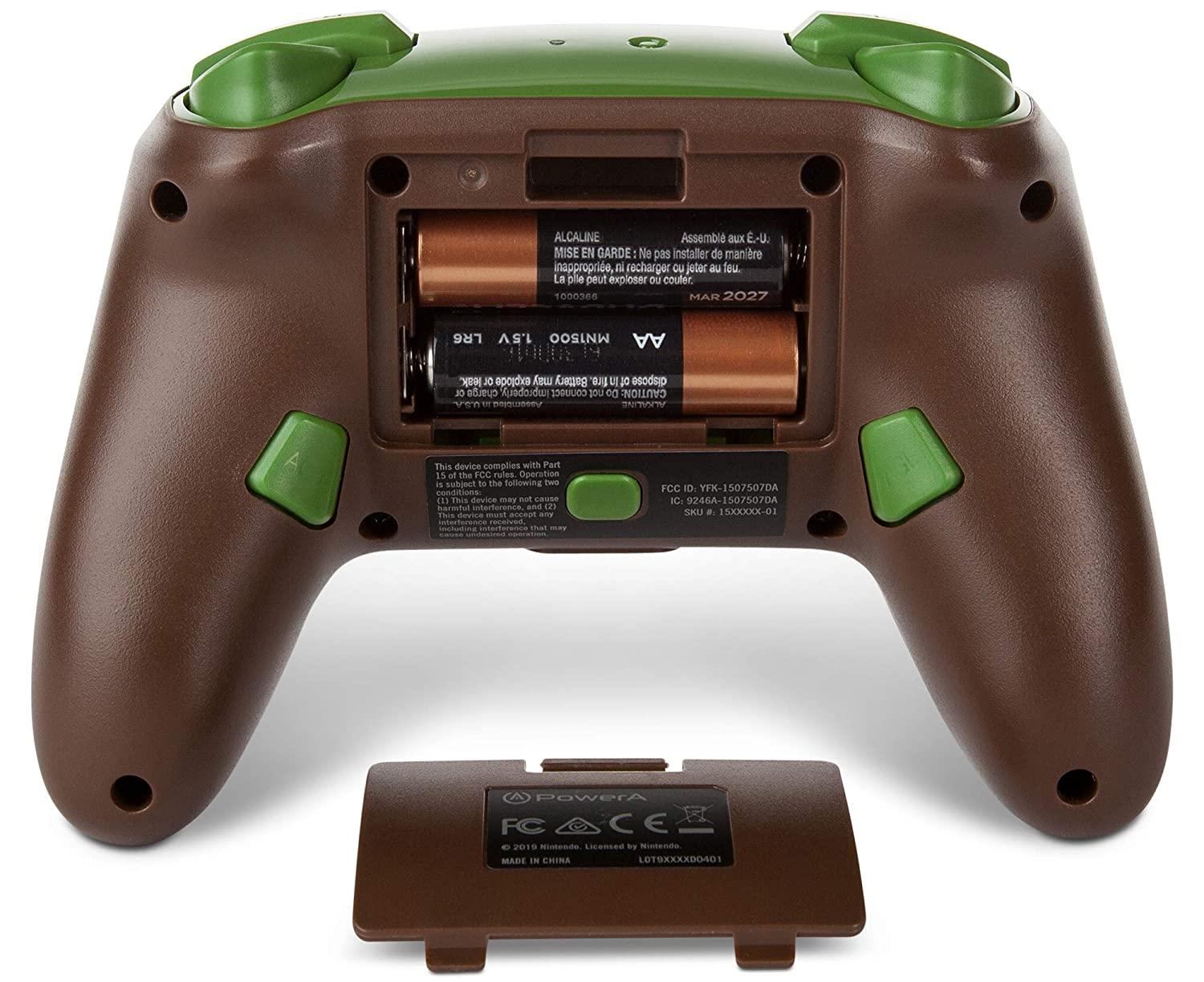 POWER A NSW ENHANCED WIRELESS CONTROLLER MINECRAFT GRASS BLOCK FOR N-SWITCH / SWITCH LITE - DataBlitz