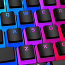 HYPERX PUDDING KEYCAPS DOUBLE SHOT PBT (BLK/WHITE) - DataBlitz