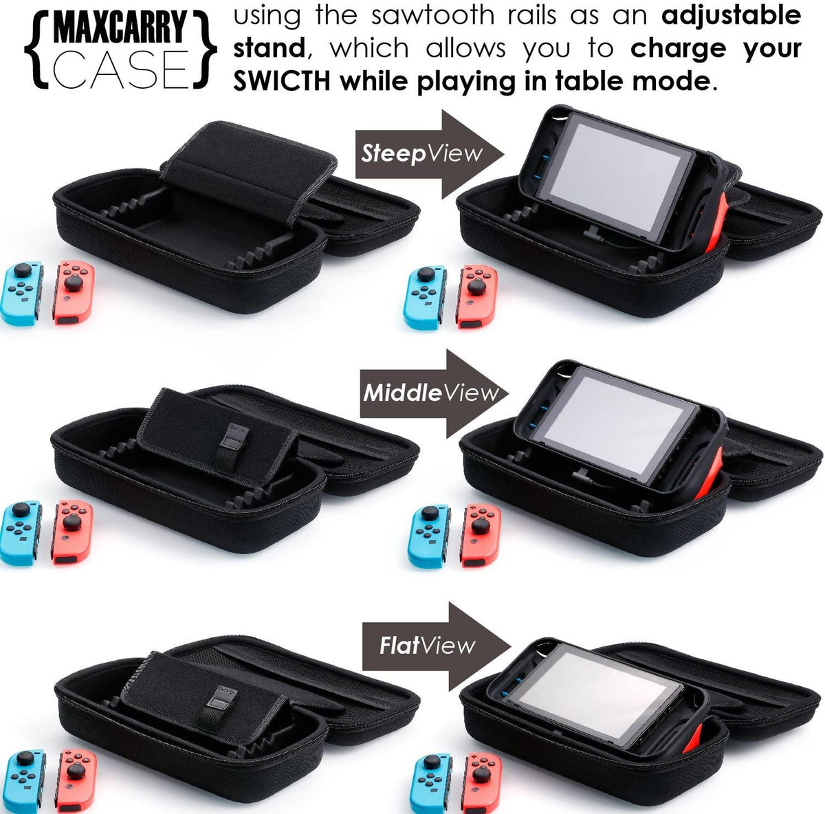 SKULL & CO. NSW MAXCARRY GRIP CASE MARIO RED (NSGCSET-MR) - DataBlitz