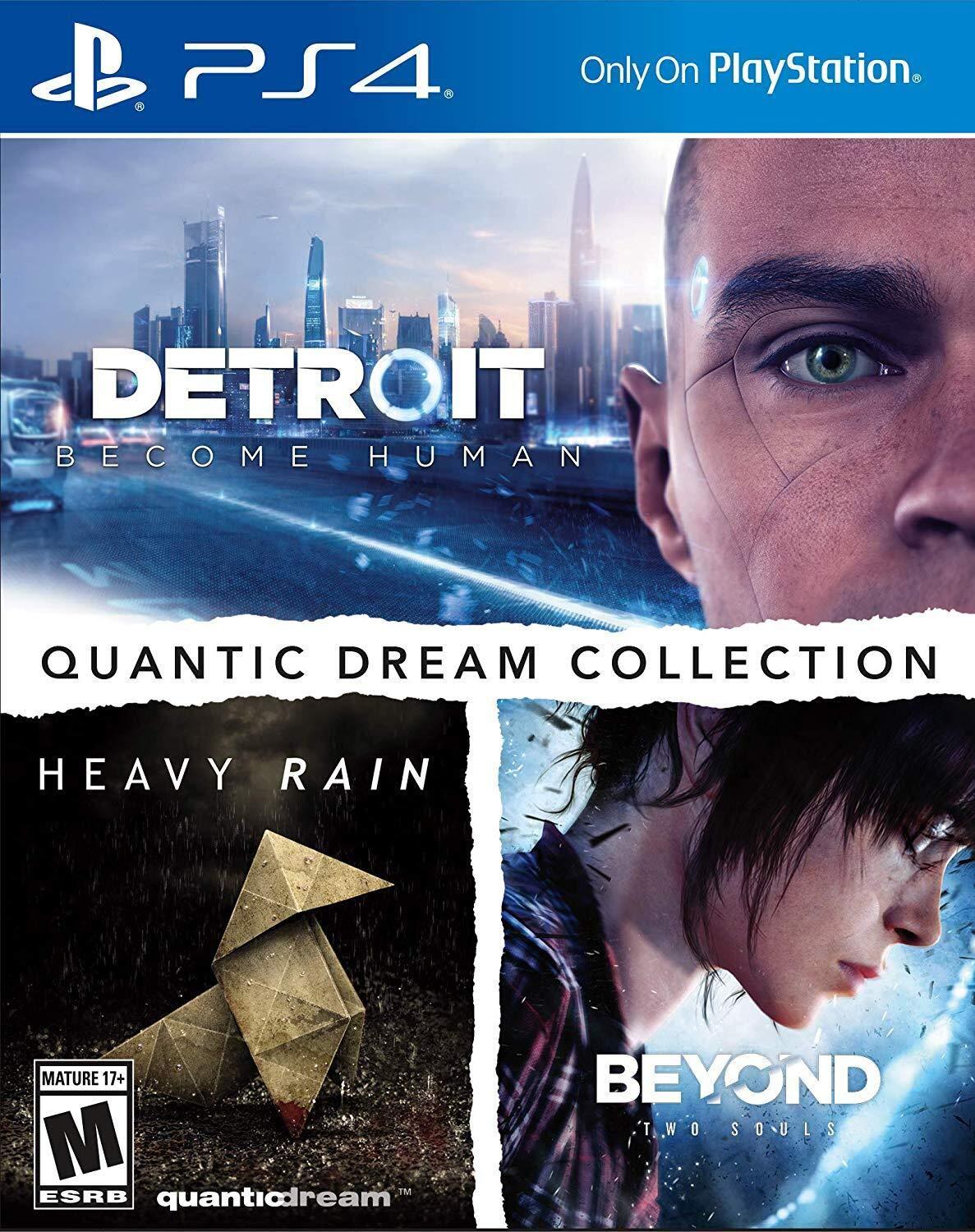 PS4 QUANTIC DREAM COLLECTION (DETROIT BECOME HUMAN + HEAVY RAIN + BEYOND TWO SOULS) ALL - DataBlitz