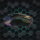 DRAGONWAR HEPTAESTUS RGB PRO GAMING MOUSE BLACK (ELE-G26-BK) - DataBlitz