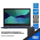 LENOVO IDEAPAD FLEX 3 11IGL05 82BB001EPA CHROMEBOOK (ABYSS BLUE) | 11.6" HD | INTEL CELERON N4020 | 11.6" HD | 8GB DDR4 | 64GB eMMC | INTEL UHD | WIN10 + LENOVO LAPTOP CASUAL BACKPACK B210 - DataBlitz