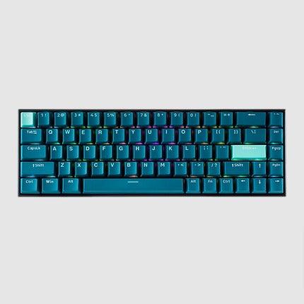 Tecware B68+ 3-Mode Wireless Mechanical Keyboard (Gateron Yellow Switch) (Dark Keycaps) - DataBlitz