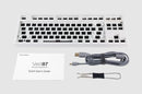 Tecware Veil 87 Barebones Keyboard Kit (White) - DataBlitz
