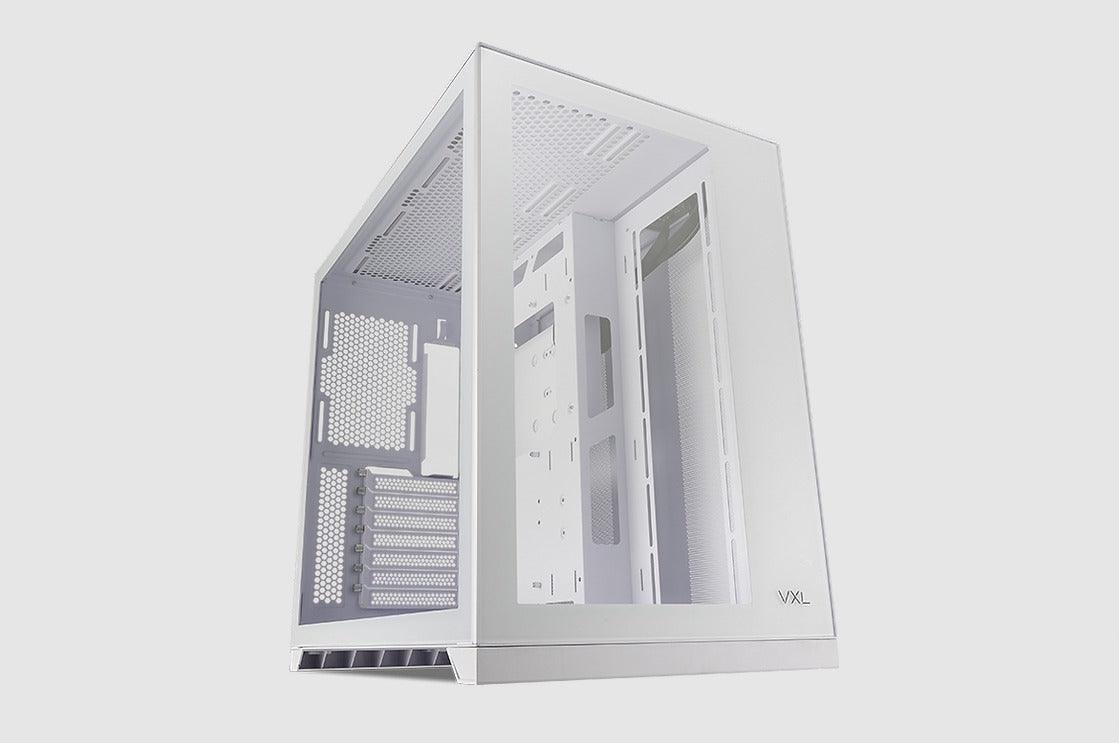 Tecware VXL TG Dual Chamber ATX Case (White) - DataBlitz
