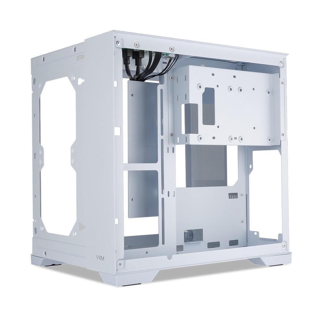 Tecware VXM TG Dual Chamber MATX Case (White) - DataBlitz