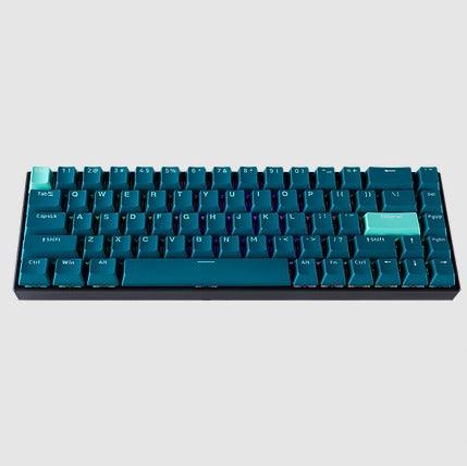 Tecware B68+ 3-Mode Wireless Mechanical Keyboard (Gateron Yellow Switch) (Dark Keycaps) - DataBlitz