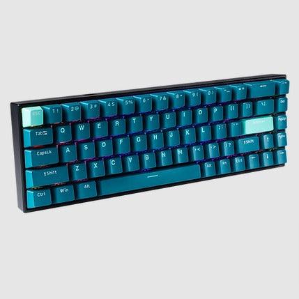 Tecware B68+ 3-Mode Wireless Mechanical Keyboard (Gateron Yellow Switch) (Dark Keycaps) - DataBlitz