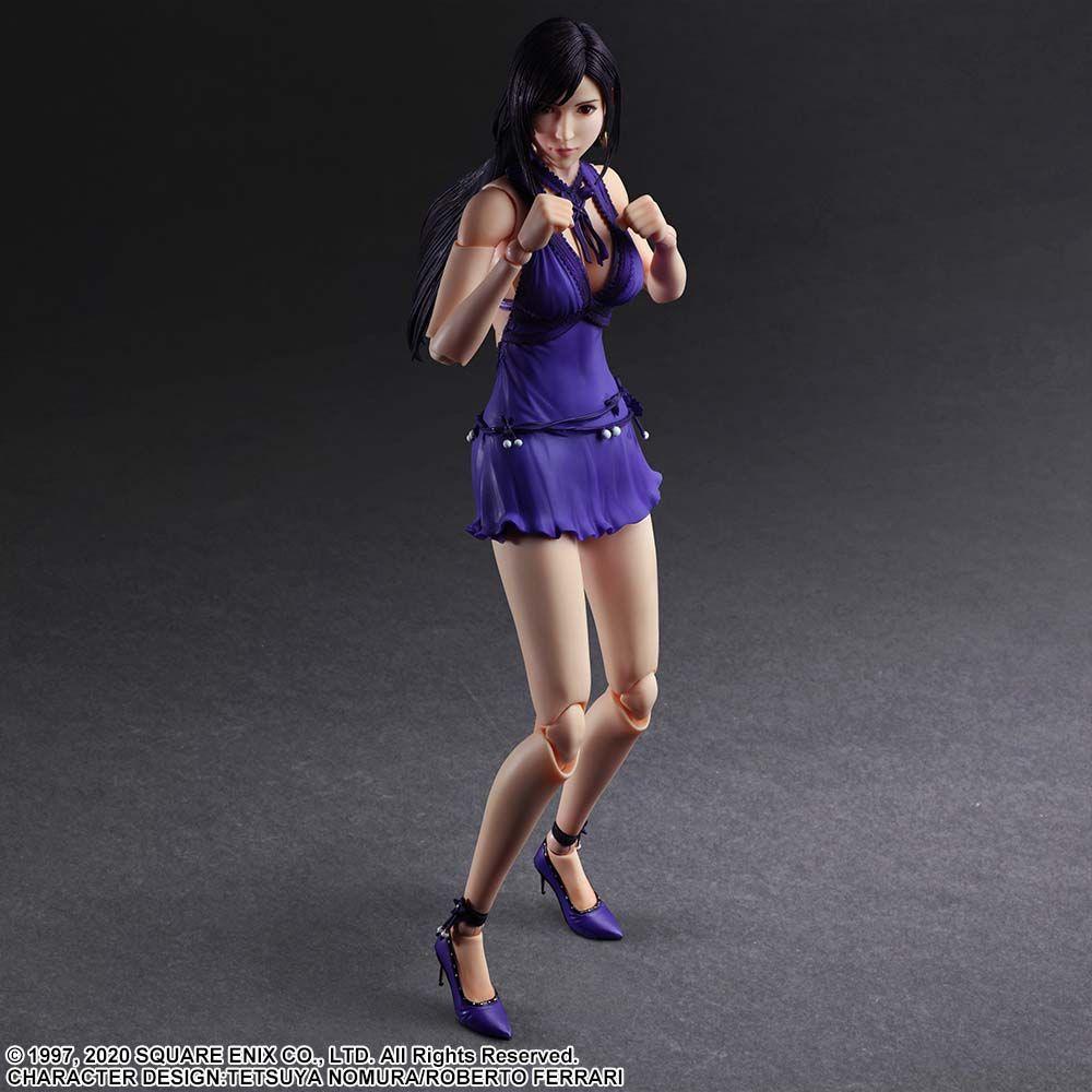 Final Fantasy VII Remake Play Arts Kai Action Tifa Lockhart Dress Ver. - DataBlitz