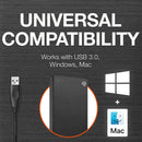 SEAGATE ONE TOUCH 1TB PORTABLE HDD WITH PASSWORD PROTECTION (BLACK) - DataBlitz