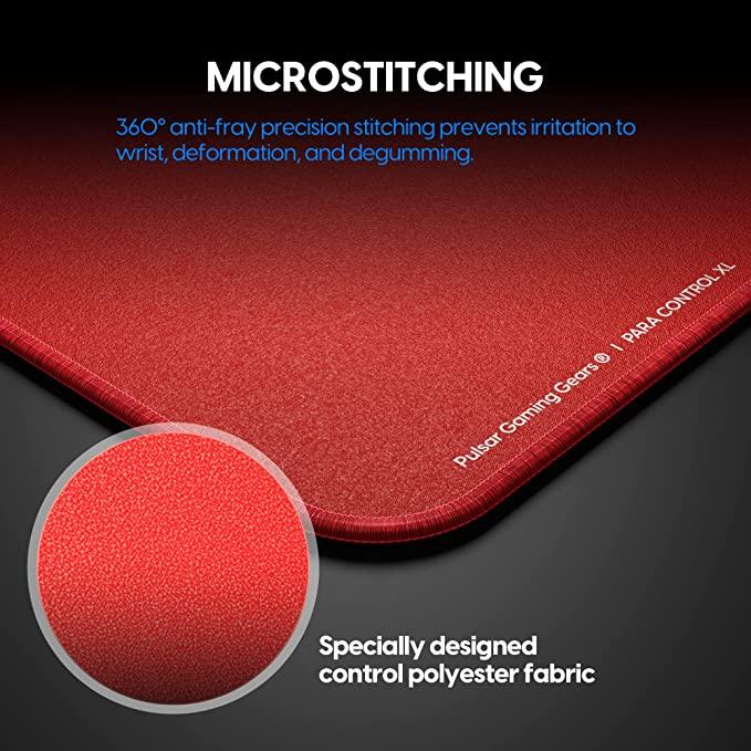 Pulsar Para Control Mouse Pad V2 (Medium Speed) (XL Red) (PMP11XLR) - DataBlitz