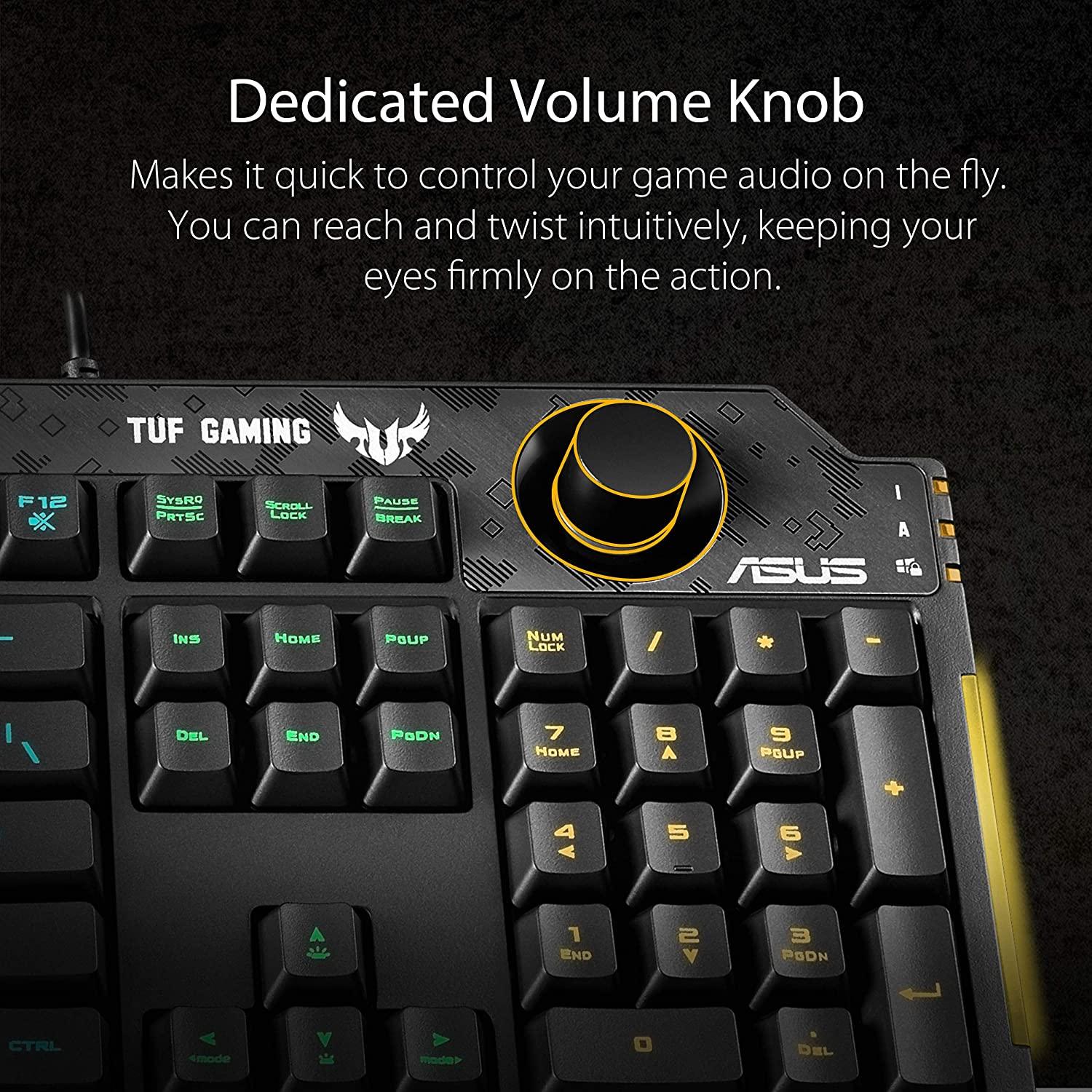 ASUS TUF K1 RGB GAMING KEYBOARD - DataBlitz