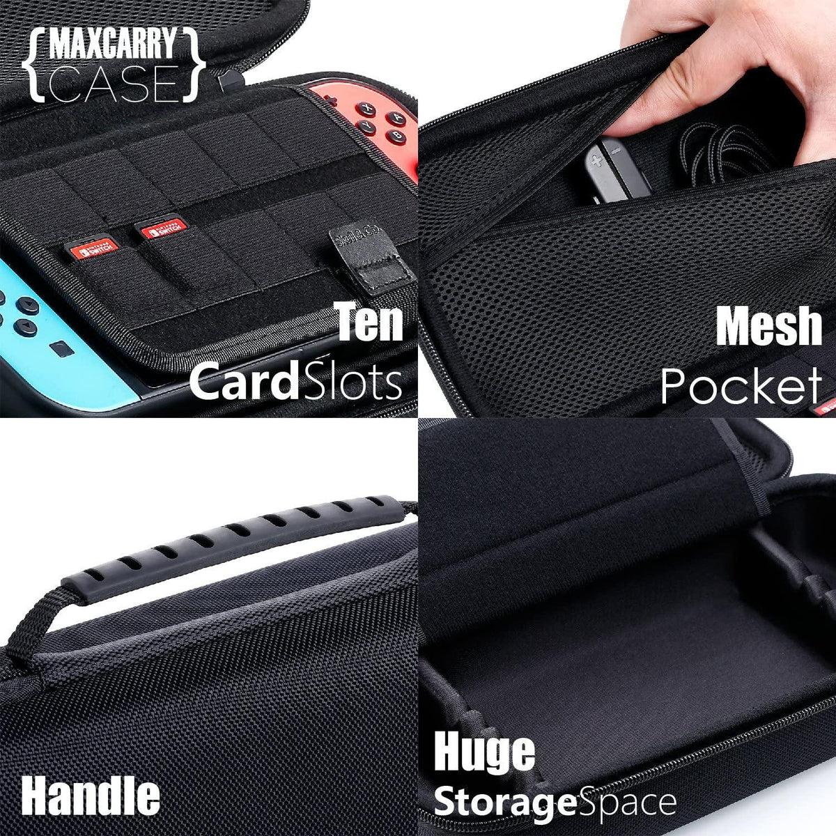 SKULL & CO. NSW MAXCARRY GRIP CASE MARIO RED (NSGCSET-MR) - DataBlitz