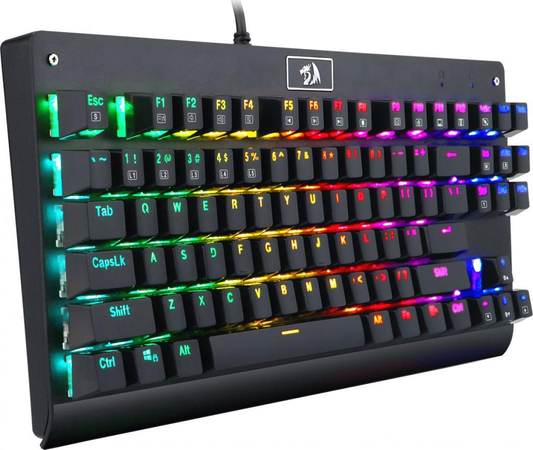 REDRAGON Dark Avenger RGB Mechanical Gaming Keyboard (Dust-Proof Blue Switch) (K568RGB-2) - DataBlitz
