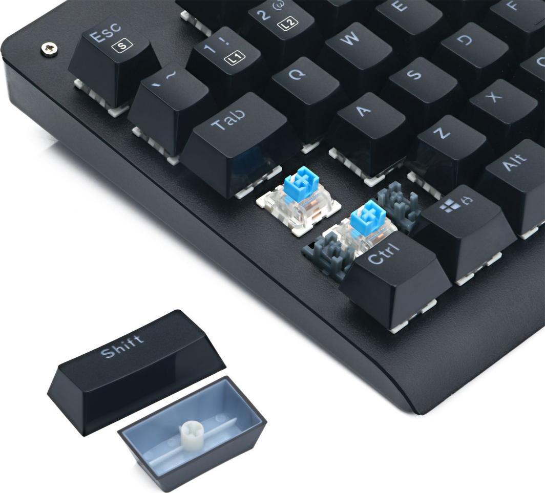 REDRAGON Dark Avenger RGB Mechanical Gaming Keyboard (Dust-Proof Blue Switch) (K568RGB-2) - DataBlitz