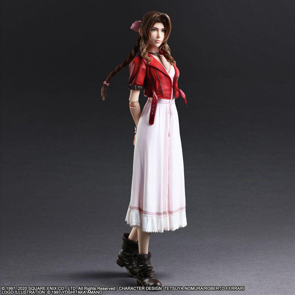 FINAL FANTASY VII REMAKE PLAY ARTS KAI ACTION FIGURE AERITH GAINSBOROUGH - DataBlitz
