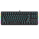 E-YOOSO K-620 Single Light With RGB Side Light 87 Keys Mechanical Keyboard Black (Brown Switch) - DataBlitz