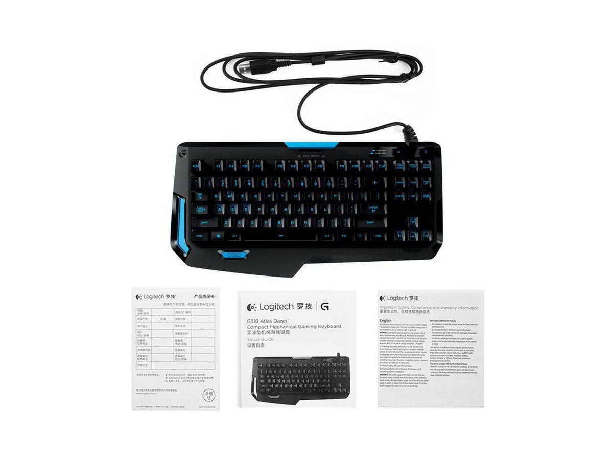 Logitech G310 Atlas Dawn Compact Mechanical Gaming Keyboard (Exclusive Romer-G) - DataBlitz