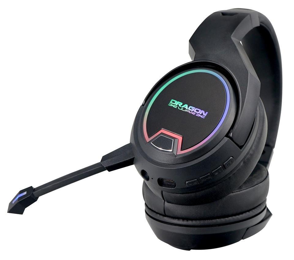 Dragonwar 2.4G RGB Wireless Gaming Headset With Stereo HD Sound (G-HS-015-Black) - DataBlitz