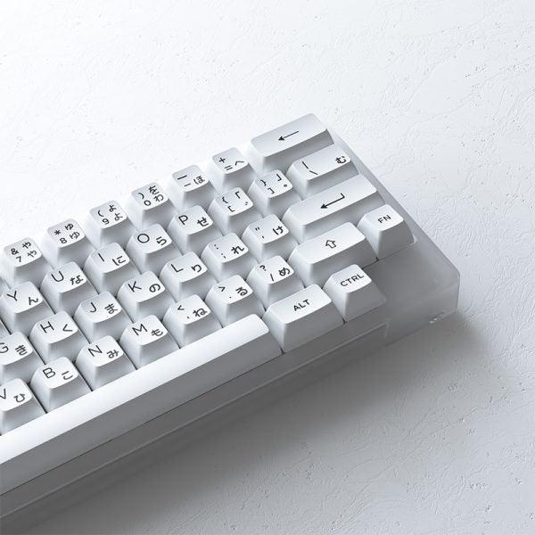 AKKO ACR59 COMBO RGB (SMD LED & UNDERGLOW) HOT-SWAPPABLE ACRYLIC MECHANICAL KEYBOARD BLACK ON WHITE (JELLY WHITE SWITCHES) - DataBlitz