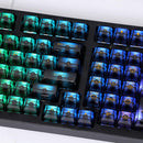 AKKO Clear Black Transparent Keycaps Set ASA 155 Keys - DataBlitz