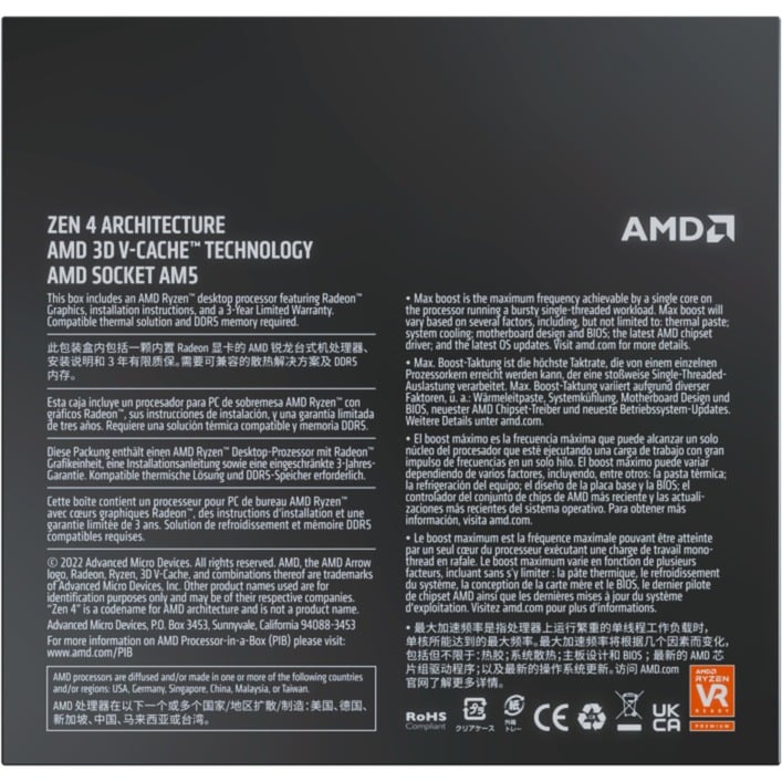 AMD Ryzen 9 7900X3D Processor