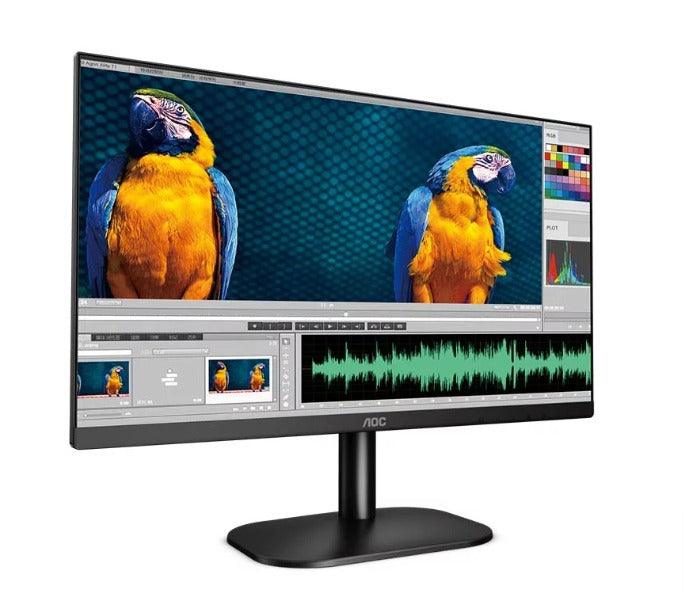 AOC 24B2XHM 23.8” FHD Ultra Slim Monitor With Ultra Narrow Border And Low Blue Mode - DataBlitz