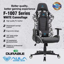 AULA F1007 Gaming Chair (Black & White Camouflage) - DataBlitz