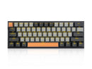 E-YOOSO Z-11 Single Light RGB 61 Keys Hot Swappable Mechanical Keyboard Gray/Black (Red Switch) - DataBlitz