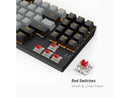 E-YOOSO Z-13 Single Light 89 KEYS Mechanical Keyboard Gray/Black (Red Switch) - DataBlitz