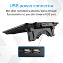 PROMATE AIRBASE-1 LAPTOP COOLING PAD WITH SILENT FAN TECHNOLOGY (BLACK) - DataBlitz