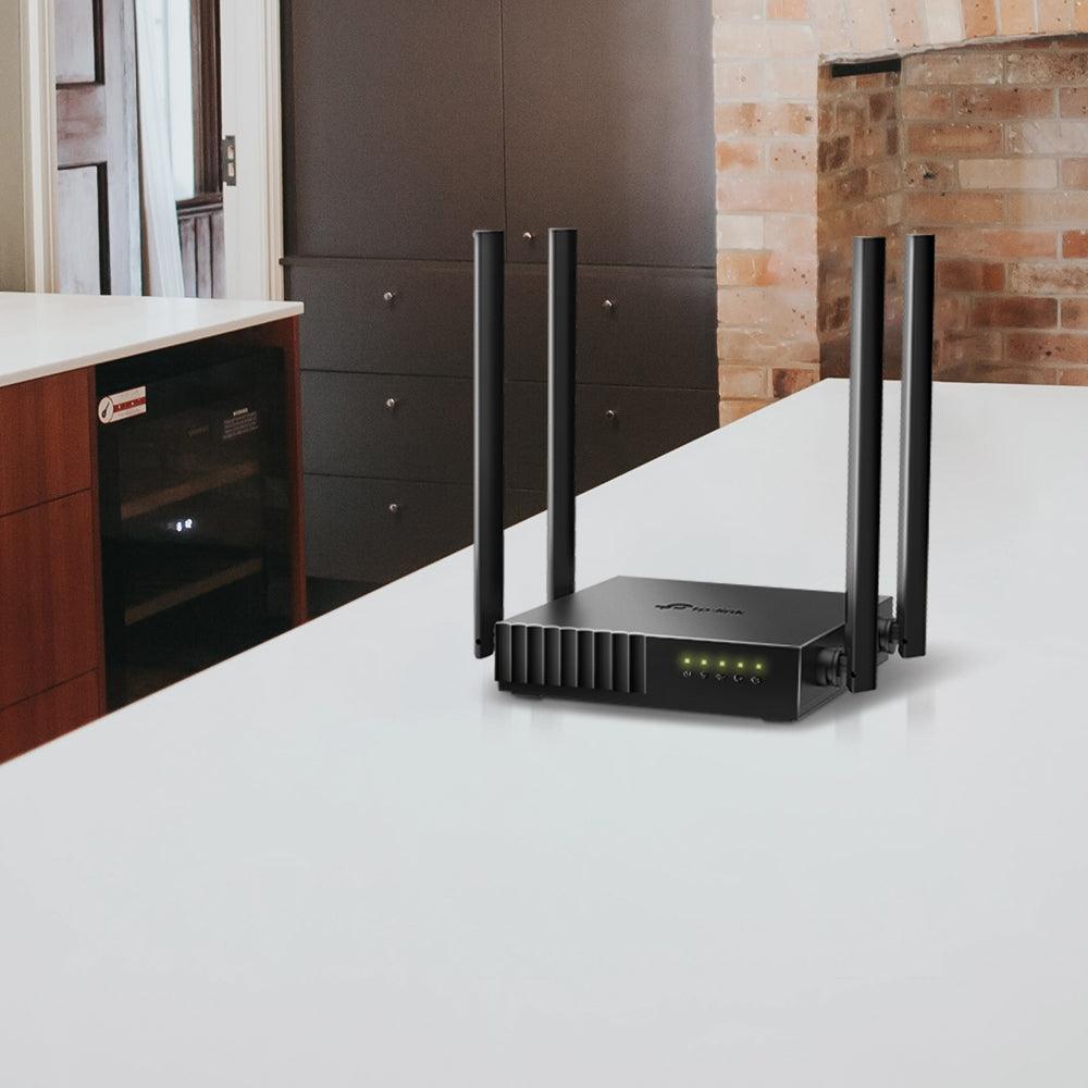 TP-Link AC1200 Dual-Band Wi-Fi Router (Black) (Archer C54) - DataBlitz