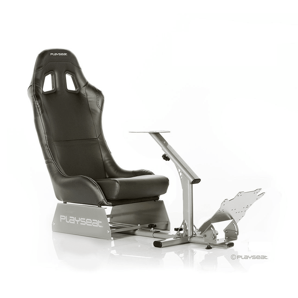 PLAYSEAT EVOLUTION BLACK VINYL/SILVER FRAME FOR PS2/PS3/360/WII/MAC/PC/XBOX (REM.00004) NEW - DataBlitz