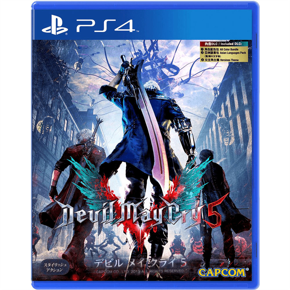 PS4 DEVIL MAY CRY 5 W/DLC REG.3 - DataBlitz