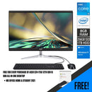 Acer Aspire C24-1750 AIO Desktop | 23.8" FHD | i5-1240P | 8GB RAM | 256GB SSD + 1TB HDD | UHD Graphics | Windows 11 Home | MS Office Home & Student 2021 - DataBlitz