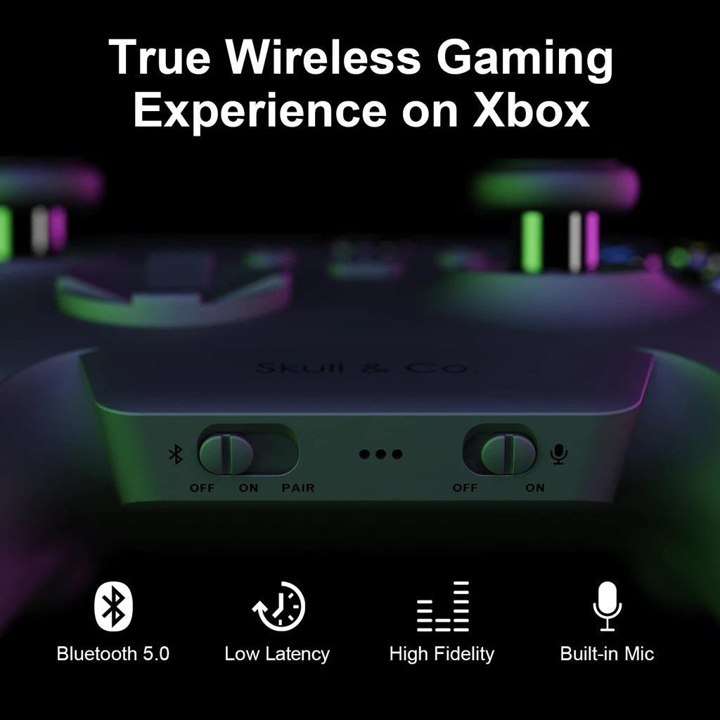 SKULL & CO. AUDIOBOX: BLUETOOTH 5.0 AUDIO ADAPTER FOR XBOX (XB1/XBSX/ELITE) CONTROLLERS AB01-BK - DataBlitz