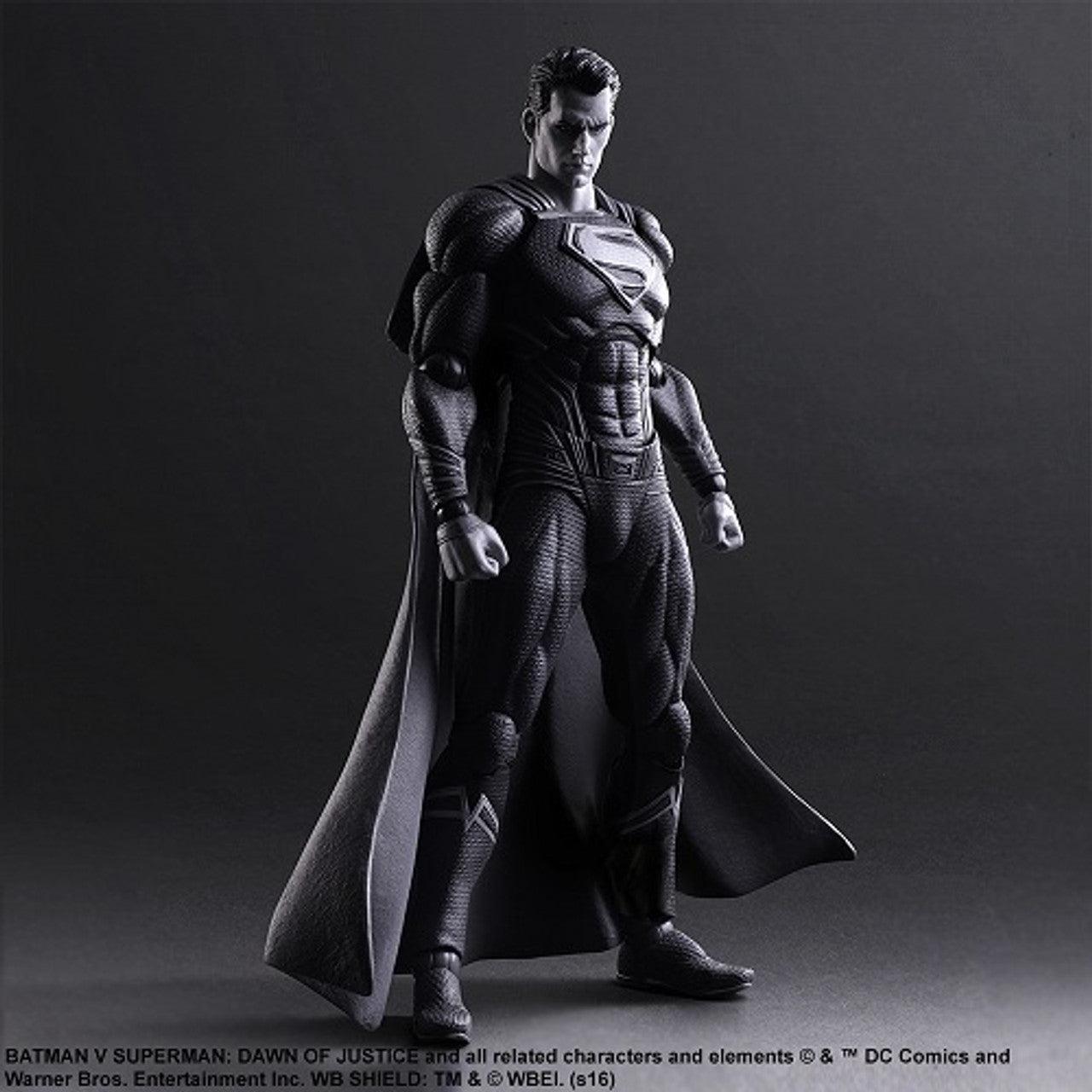 Play-Arts A/F Batman V Superman Dawn Of Justice Kai No.2 Superman (Black & White Ver) - DataBlitz