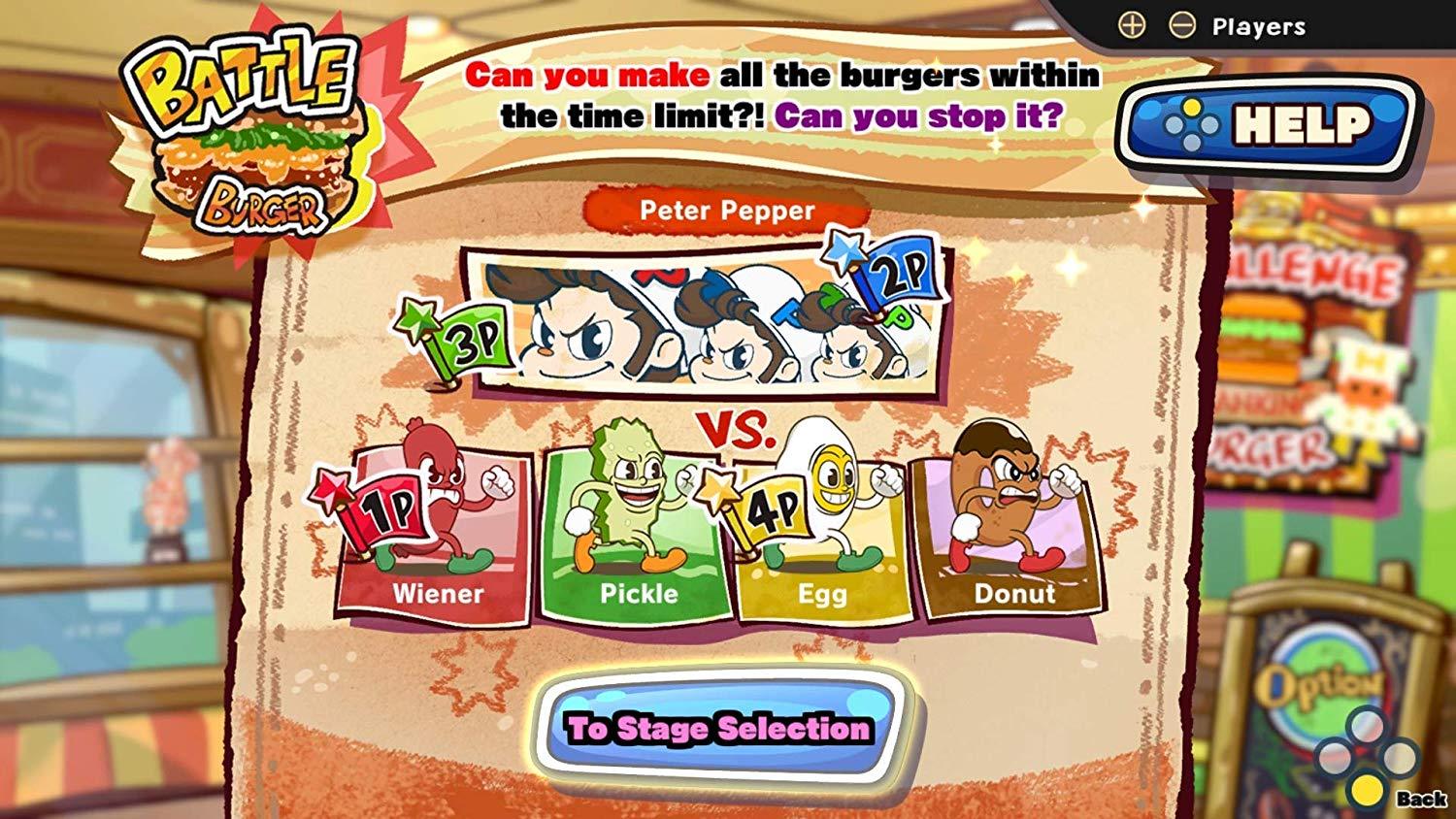 Nintendo Switch Burgertime Party