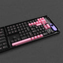 AKKO BLACK & PINK THE DANCER VERSION PBT FULL KEYCAPS SET CHERRY 229 KEYS - DataBlitz