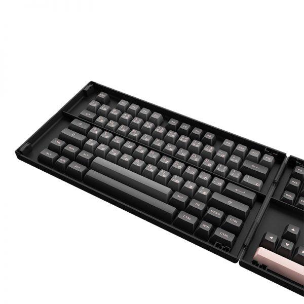 AKKO Black & Pink Hiragana Version PBT Keycaps Set ASA 158 Keys - DataBlitz
