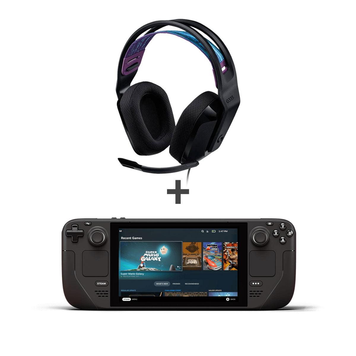 LOGITECH G335 WIRED GAMING HEADSET (BLACK) + STEAM DECK (64GB,256GB,512GB) BUNDLE - DataBlitz